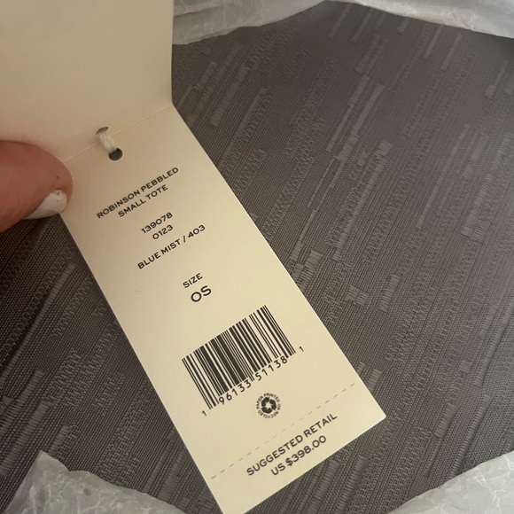 Tory Burch Robinson Pebbled Small Tote - Picture 3 of 8